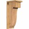 Ekena Millwork Del Monte Smooth Corbel w/Backplate, Western Red Cedar, 7 1/2"W x 10"D x 22"H COR08X10X22DEL01SWR - alternate 1